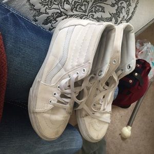 White high top vans